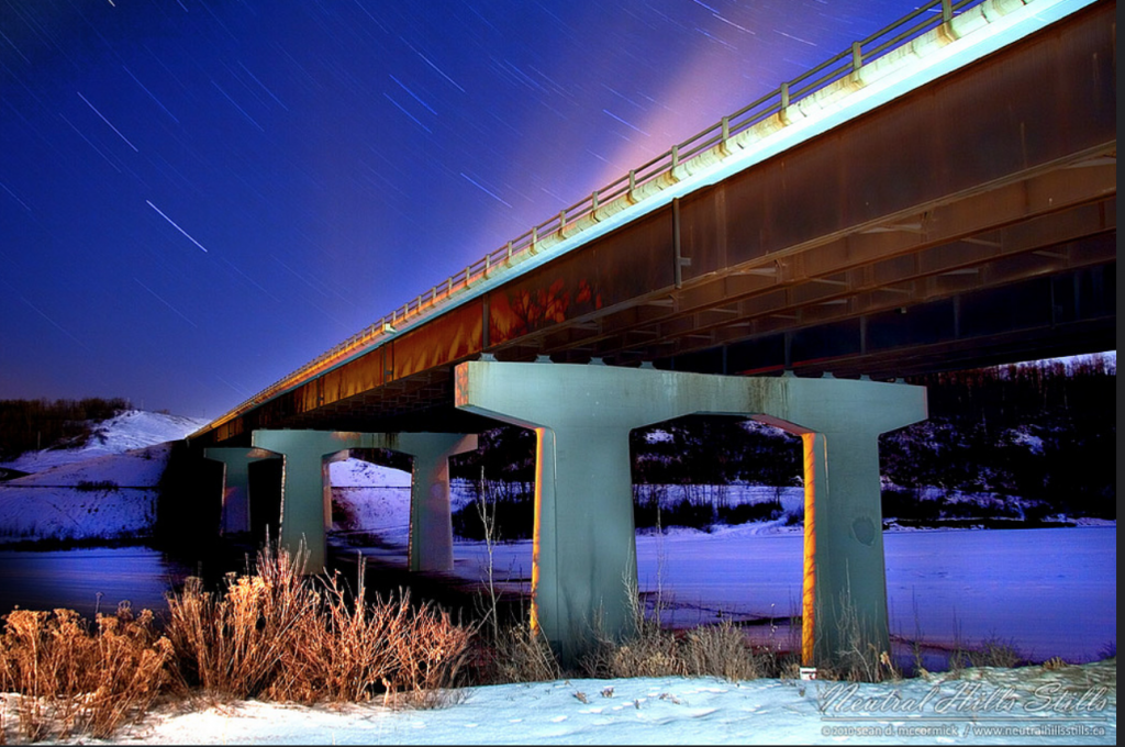 Bridge at Devon, Alberta. Image Credit: Sean McCormick via flikr.com